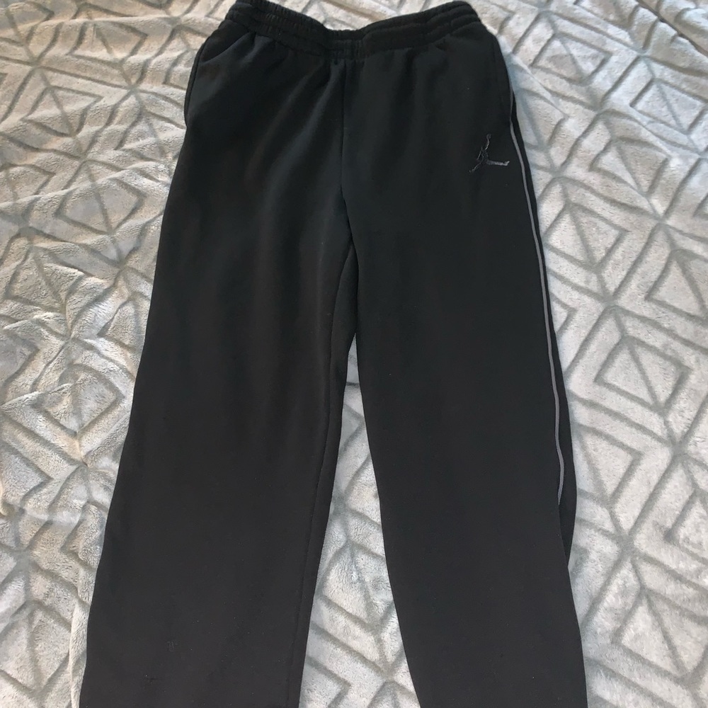 Boys Jordan Black Sweats